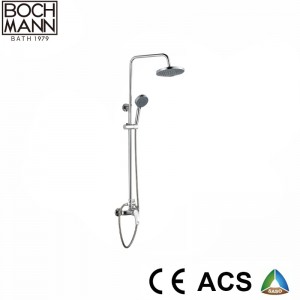Brass Body Faucet Shower Set and Chrome Color Bathroom Shower Faucet
