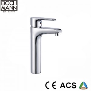 Chrome Brass High Basin Faucet with CE SASO