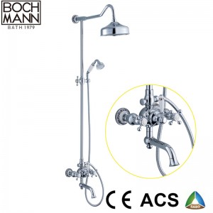 Luxury Traditional  Full brass concealed shower set faucet
