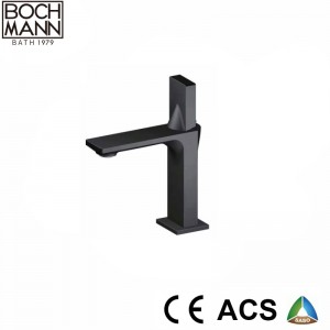 Black Color New  Revolving Handle Copper Basin Faucet