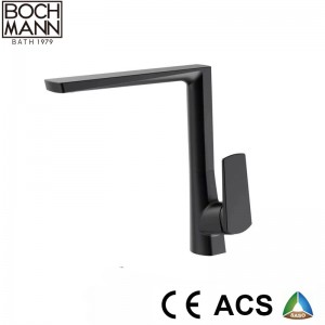 CK-21D6B 2021 new design patent matt black brass kitchen sink faucet