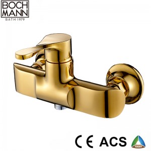 golen color brass  bathroom bath shower Faucet