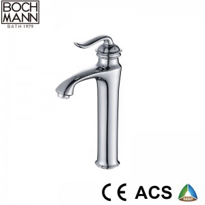 chrome brass sanitary ware high bath shower mixer