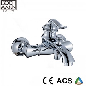 chrome brass sanitary ware high bath shower mixer
