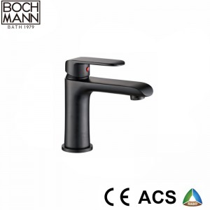Hot Selling Matt Black Color Bathroom Lavatory Deck Mounted Faucet