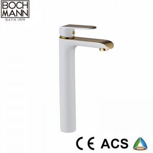 Single Lever High Bathroom Faucet for Top Basin with Ce Saso Saber