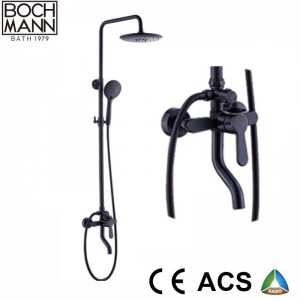 Orb Color Bath Fittings Brass Shower Head Bath Faucet Set