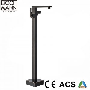 orb floor standing   bathtub faucet with handle shower