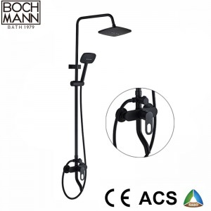 Ultra Thin Brass Body Bath Shower Set with ABS Shower Head
