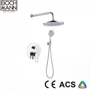 Ultra Thin Brass Body Bath Shower Set with ABS Shower Head