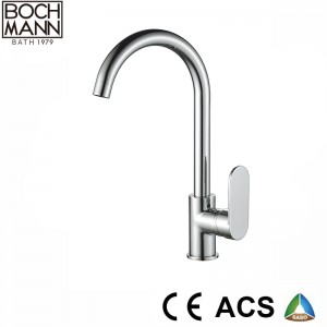 Classical Morden Design Casting Brass Body U Free Rotating Spout Sink Tap