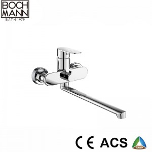 Ultra Thin Brass Body Bath Shower Set with ABS Shower Head