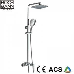 Square Chrome Plated Basin Mixer