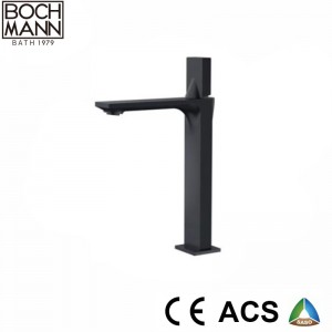 Black Color New  Revolving Handle Copper Basin Faucet