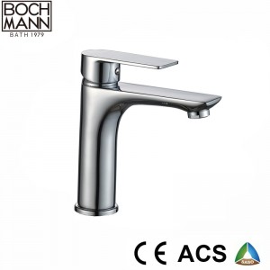 matt black color high  bathroom basin faucet
