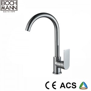 matt black color high  bathroom basin faucet