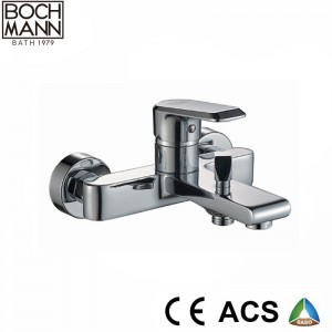 morden simple shape  brass shower set faucet