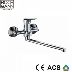 Single Handle Casting Brass Body Bath Shower Set Faucet with ABS Shower Head