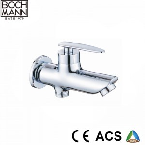 High Quality Level Brass Chrome Plated Wall Mounted Cold Water Tap