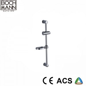 matt black color SS handle shower bar