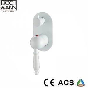 White Color Shower Set and Bathroom Shower Mixer