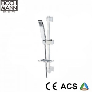 matt black color SS handle shower bar