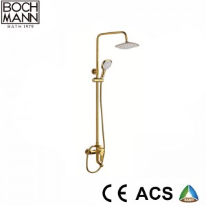 OEM Chinese Wenzhou Factory Competitive Brass Body Bathroom Shower Faucet with Hand Shower Set