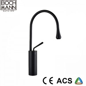 Hot Simple European Water Drop Shape Brass Basin Water Faucet for Hotel Apartment Villa