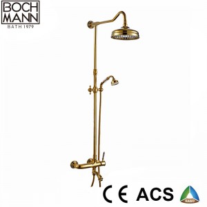 crystal handle gold color brass top counter  basin faucet