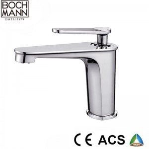 Gravity Casted Brass Body Golden and White Color Kitchen Sink Water Tap