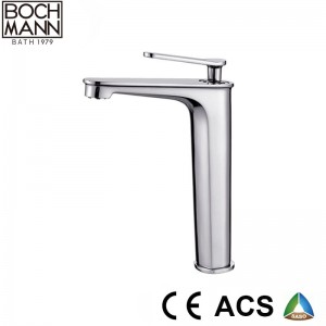 Gravity Casted Brass Body Golden and White Color Kitchen Sink Water Tap