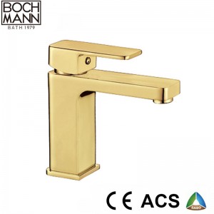 morden brass heavy weight square high basin mixer