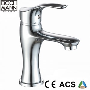 Europe Morden Cheap Chrome Brass Basin Shower Bath Sink Tap