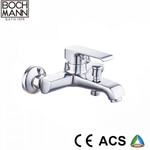 morden square Copper  Bathroom Bath Faucet