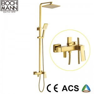 Luxury Traditional  golden color  bath faucet