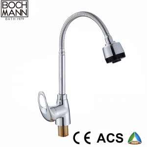 Kitchen Faucet and Single Lever High Spout Zinc Alloy Kitchen Mixer