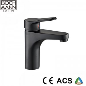 Zinc Metal matt black shower faucet