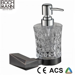 Wall Mounted Diamond Cutting Design Metal Single Towel Bar for Sanitary Ware