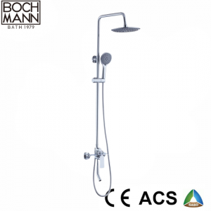 Exposed Wall Mounted Single Handle Bath Tub Mixer Shower Faucet