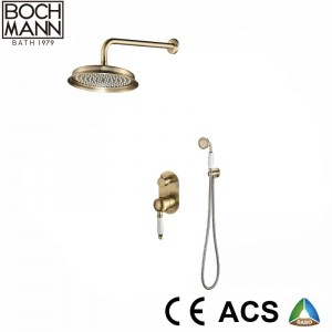 Bronze Color Bathroom Shower Set and Brass Body Shower Faucet