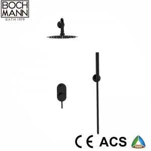 Black Color Brass Body Shower Set