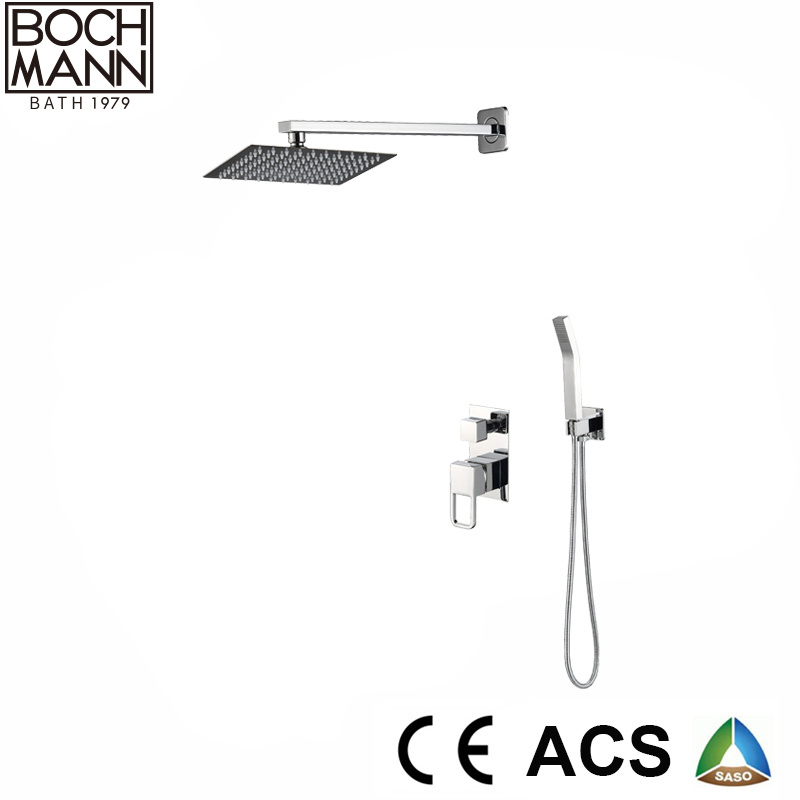 wall conceal mounted shower faucet