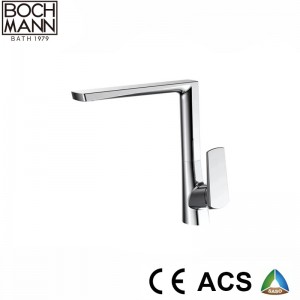 CK-21D1 Chrome or Matt Black or Metal Gun Color High Counter Top Basin Hot and Cold Water Faucet