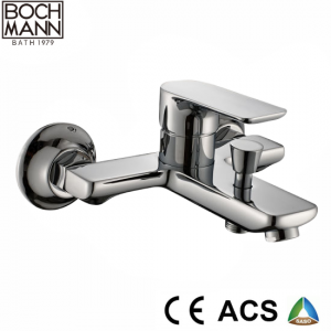 Flat Surface Angle Shape Low Lead Brass Bath Mixer