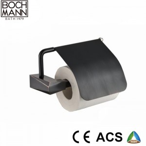 Best Selling Luxury Design Black Bathroom Holder for Rolling Tissue