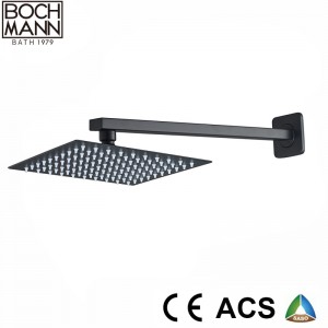 Black Color Shower Set and Brass Body Bathroom Faucet
