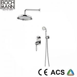 Chrome Color Shower Set and Brass Bathroom Shower Mixer